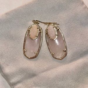 Kendra Scott Rose Quartz Emmy Earrings